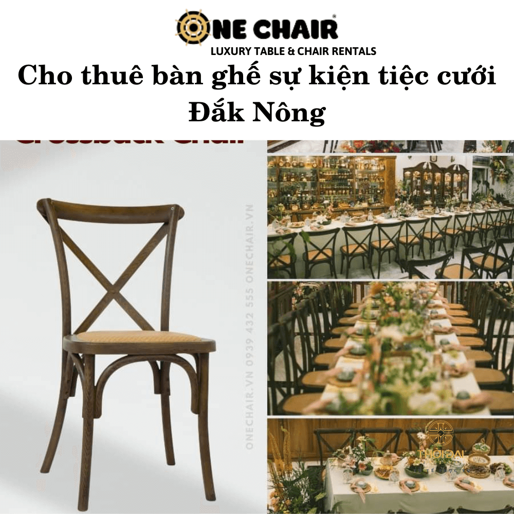 Hình 20: Cho thuê bàn ghế đám cưới nhà hàng giá rẻ Đắk Nông.