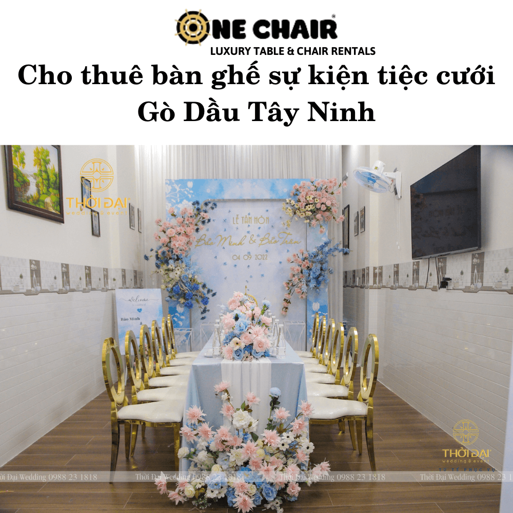 Hình 11: Cho thuê bàn ghế gia tiên cao cấp Gò Dầu Tây Ninh.