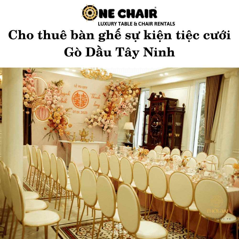 Hình 16: Cho thuê bàn ghế gia tiên đẹp tại Gò Dầu Tây Ninh.