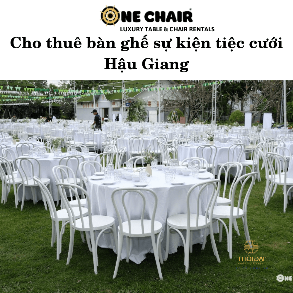 Hình 4: Cho thuê bàn ghế sự kiện tiệc cưới đẹp giá rẻ Hậu Giang.