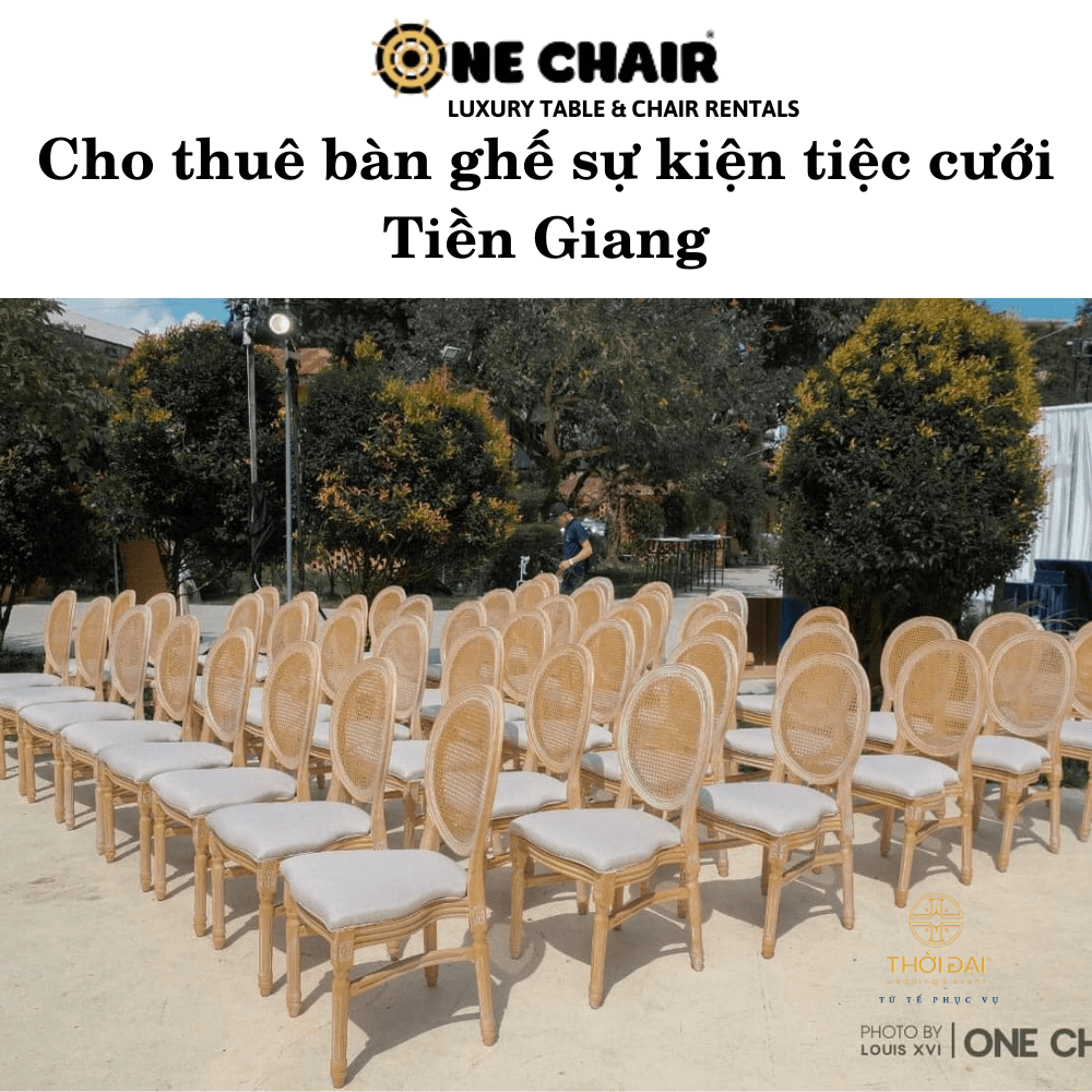 Hình 6: Cho thuê bàn ghế đám cưới sang trọng Tiền Giang.