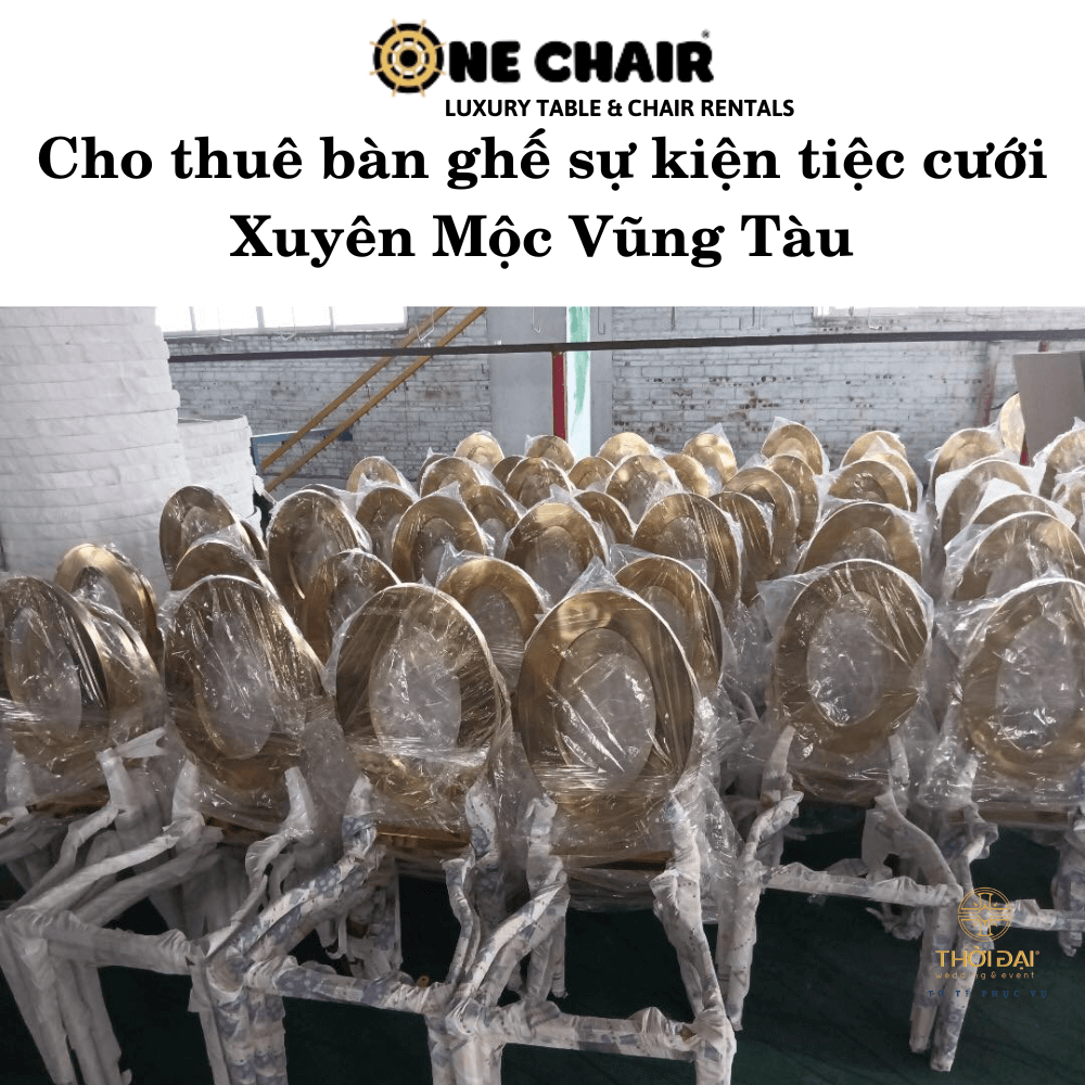 Hình 1: Đơn vị cho thuê bàn ghế sự kiện tiệc cưới cao cấp tại Xuyên Mộc Vũng Tàu.