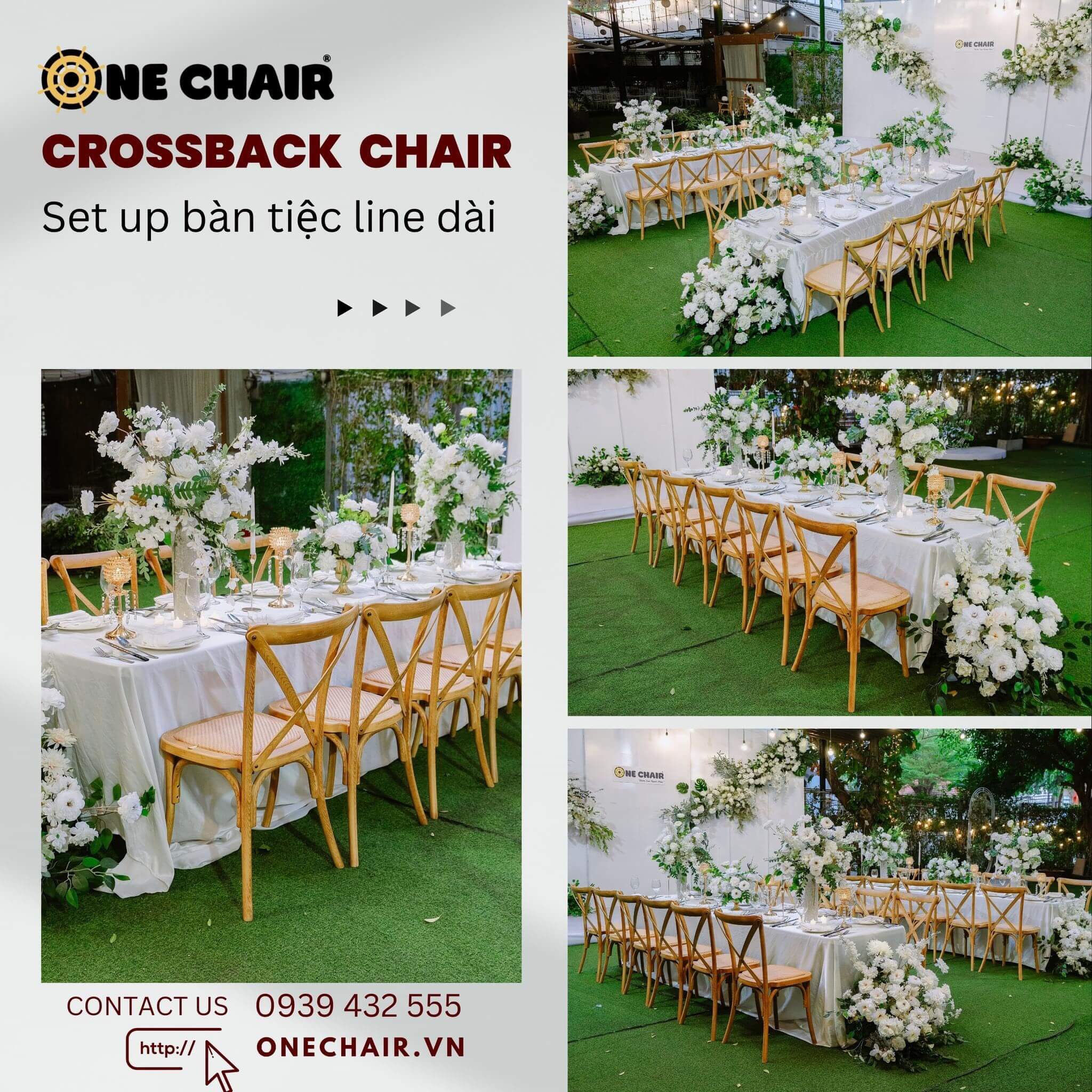 Hình 5: Đơn vị cho thuê ghế sự kiện tiệc đám cưới uy tín tại Quận 1 HCM.
