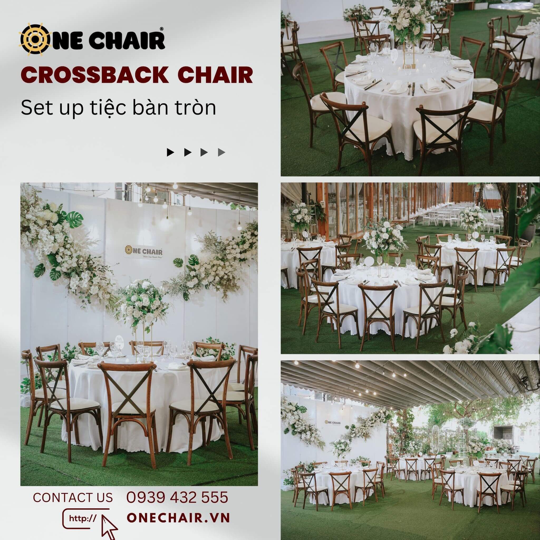 Hình 5: Cho thuê bàn ghế sự kiện tiệc cưới tại Quận 3 HCM.